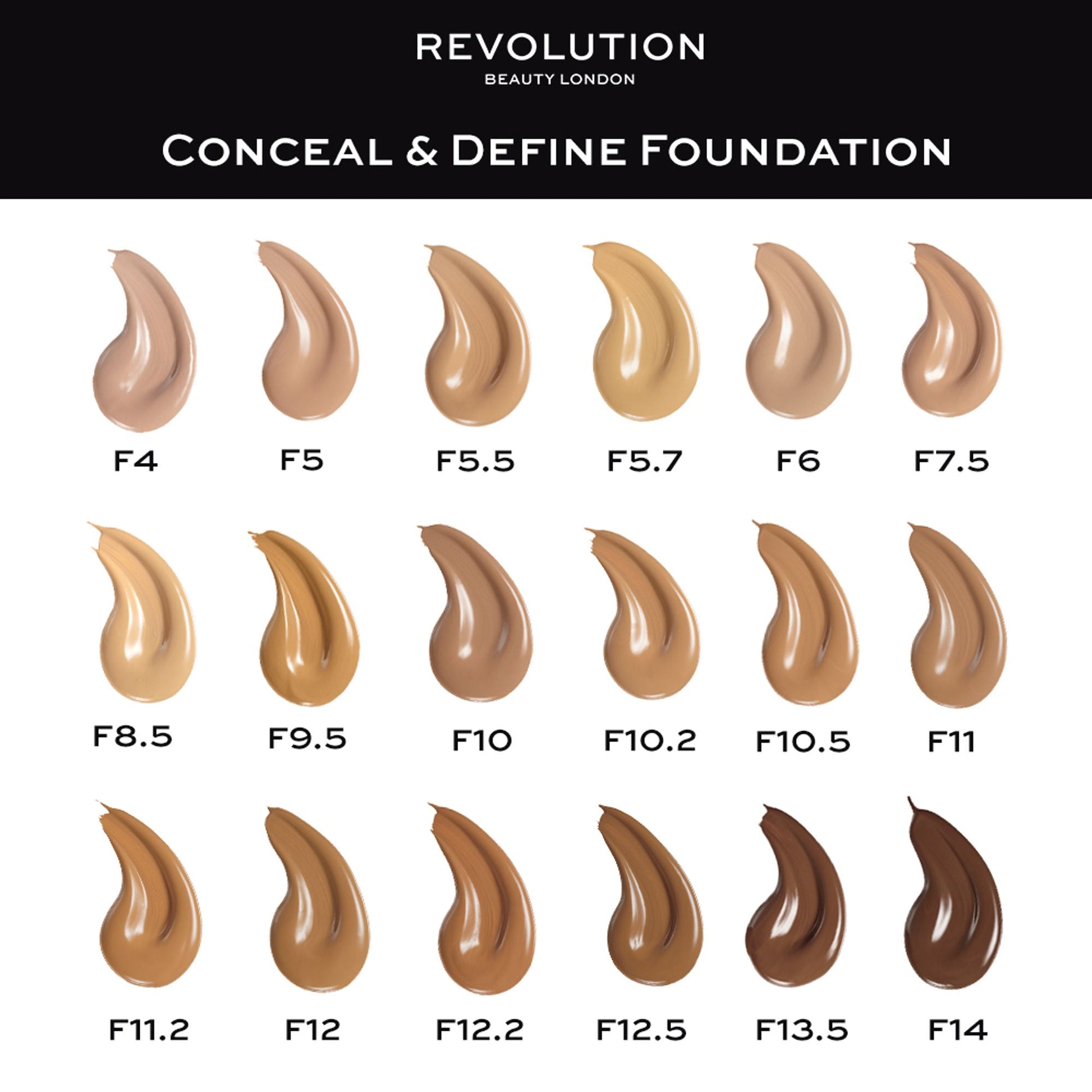 Makeup Revolution Conceal And Define Foundation - F8.5