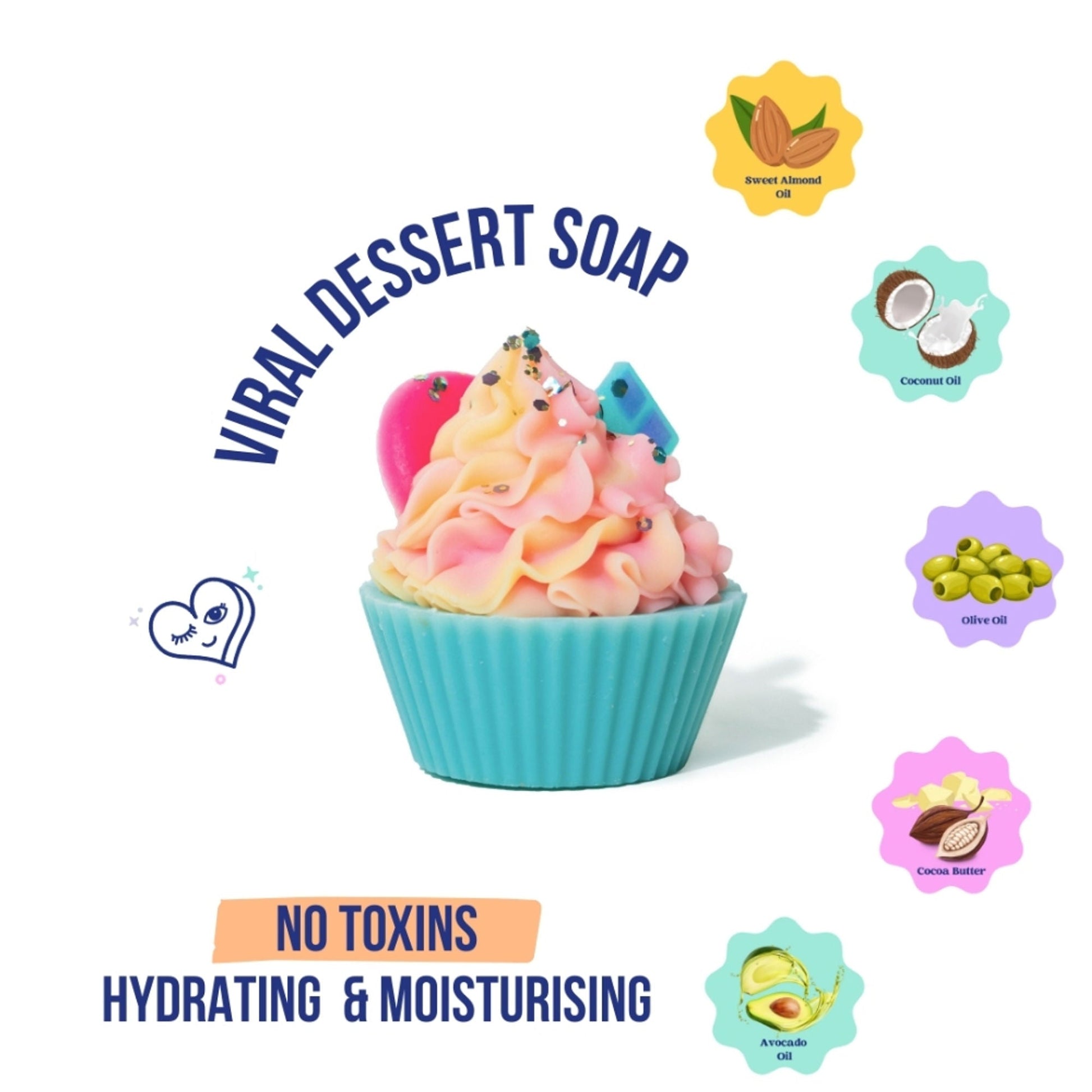 The Sass Bar Glow-up Cupcake Soap  Grab2Buy The Sass Bar Grab2Buy