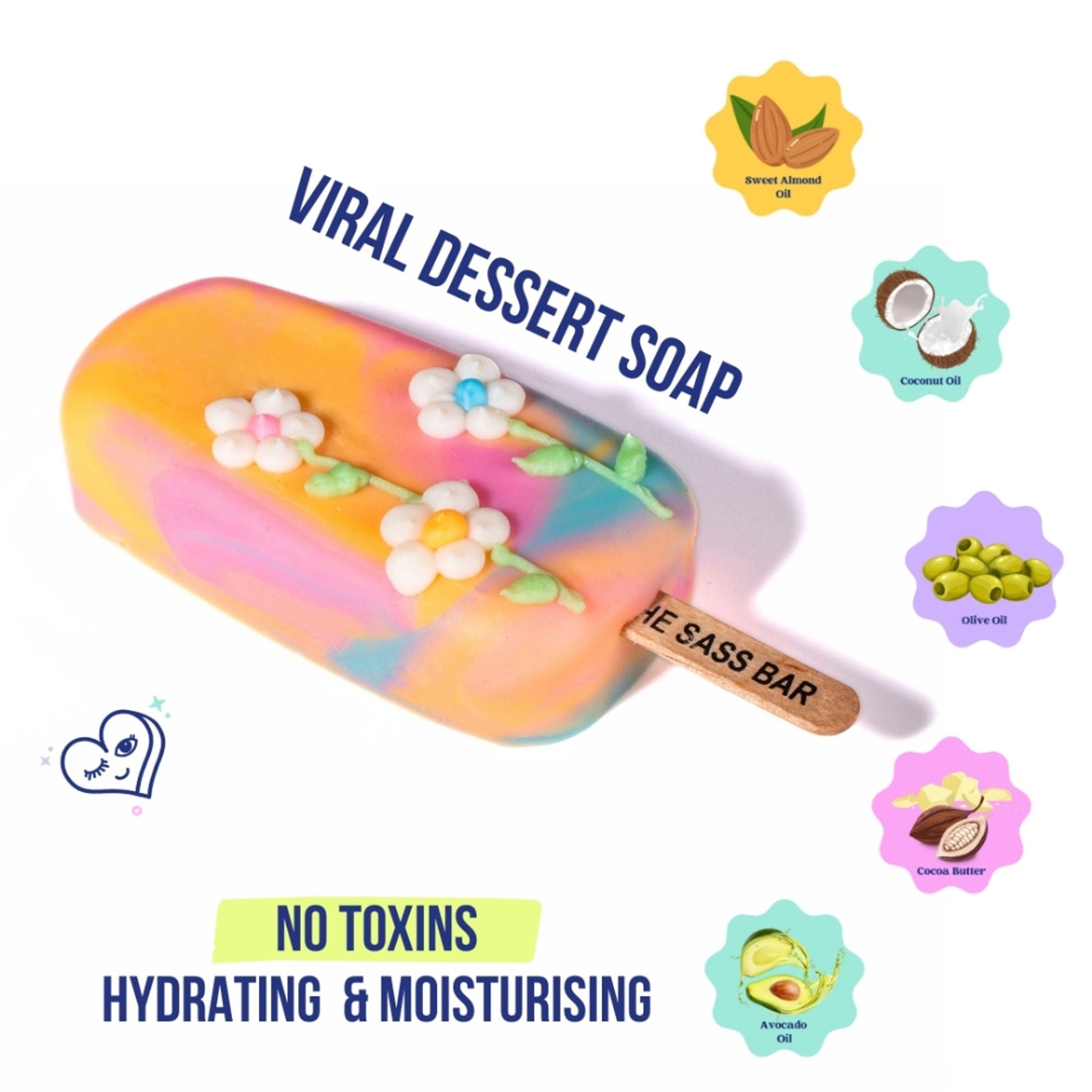 The Sass Bar Gardenia Bloom Popsicle Soap  Grab2Buy The Sass Bar Grab2Buy