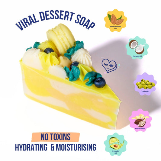 The Sass Bar Lemon Blueberry Cake Soap  Grab2Buy The Sass Bar Grab2Buy