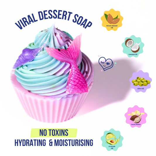 The Sass Bar Mermaid Lagoon Cupcake Soap  Grab2Buy The Sass Bar Grab2Buy