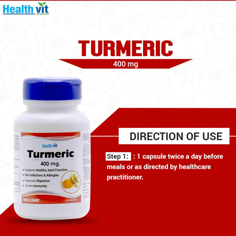 Healthvit Turmeric Capsules - Grab2buy
