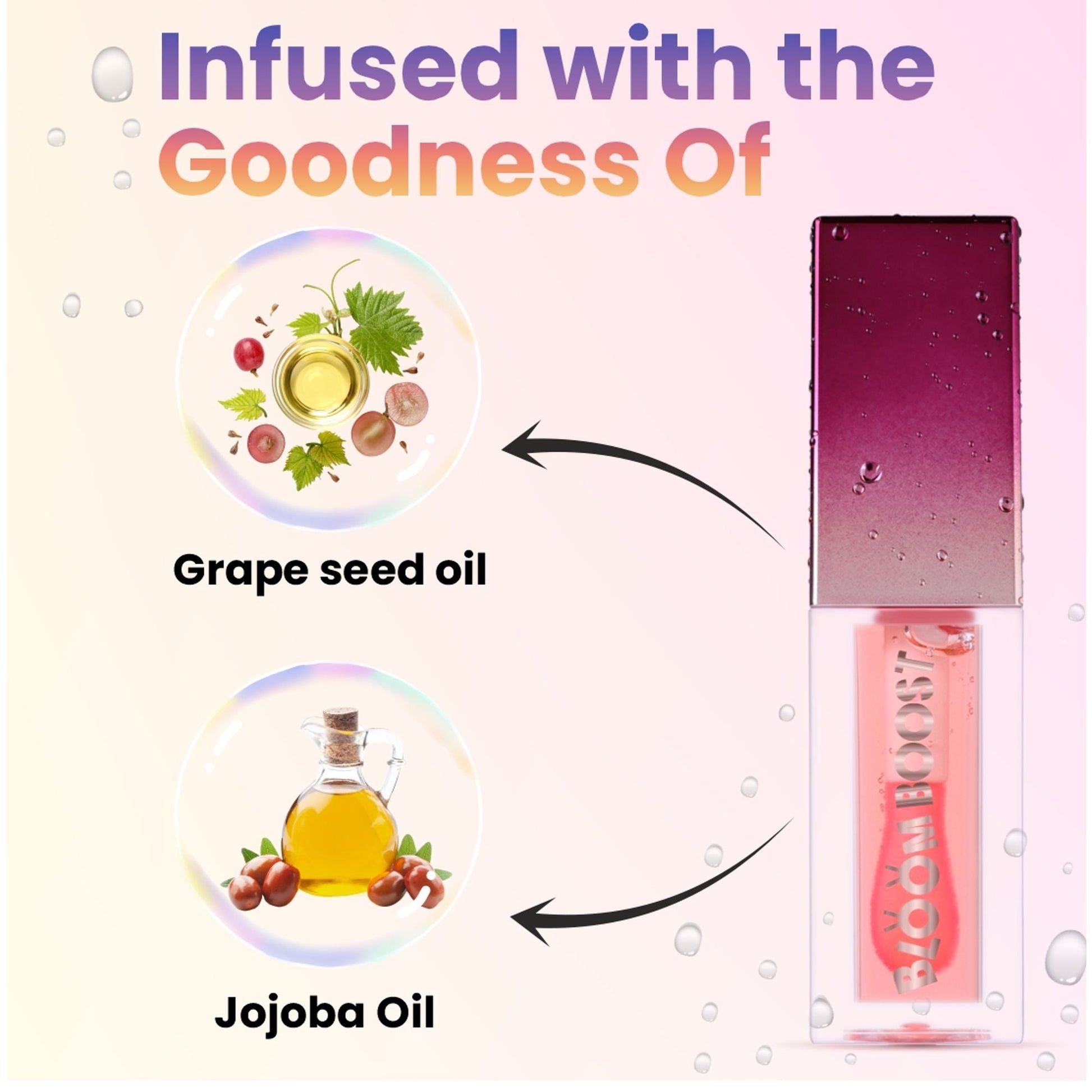 Matt Look Bloom Boost Magic Lip & Cheek Oil - Baby Pink 