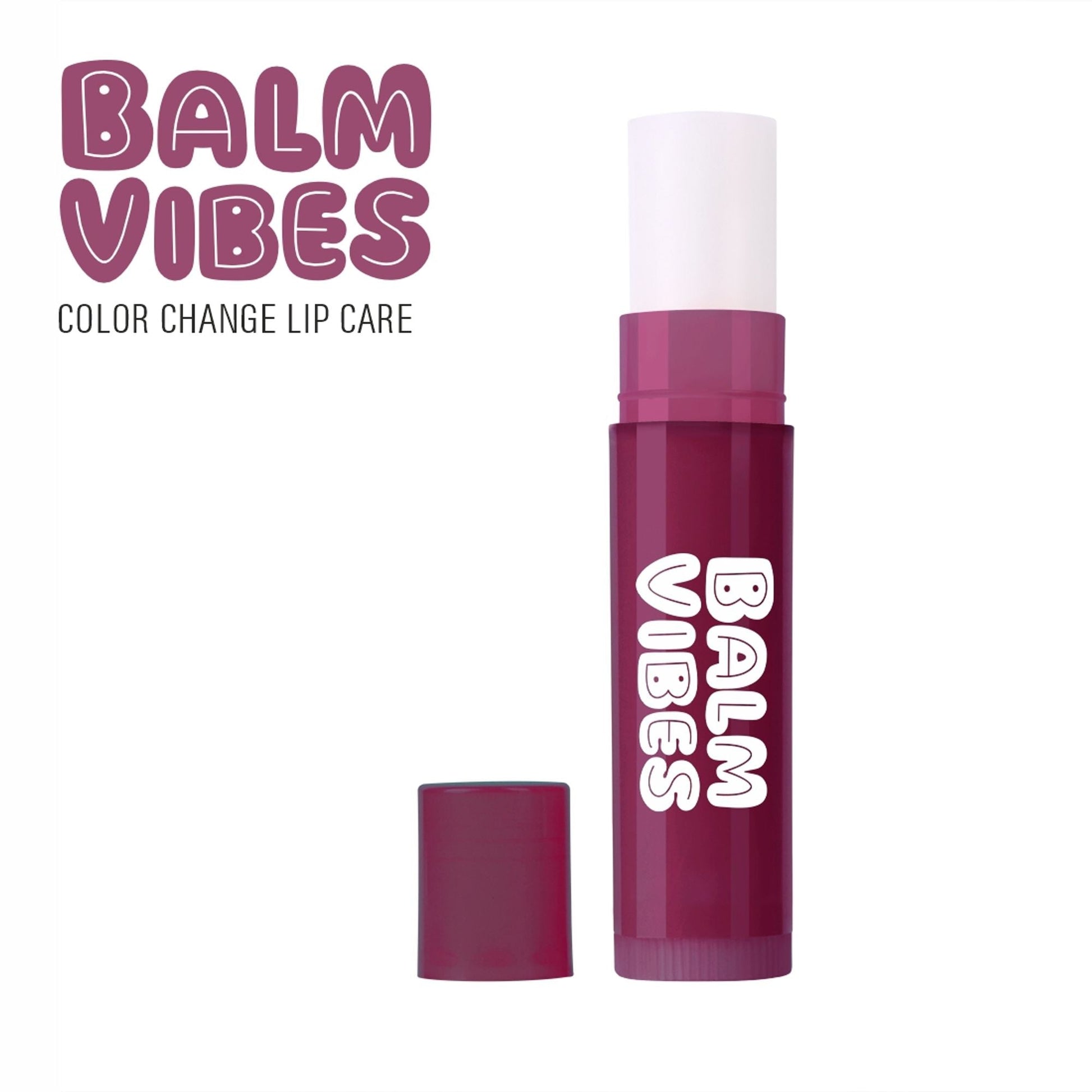 Matt Look Balm Vibes Color Change Lip Balm - Plum Plush 