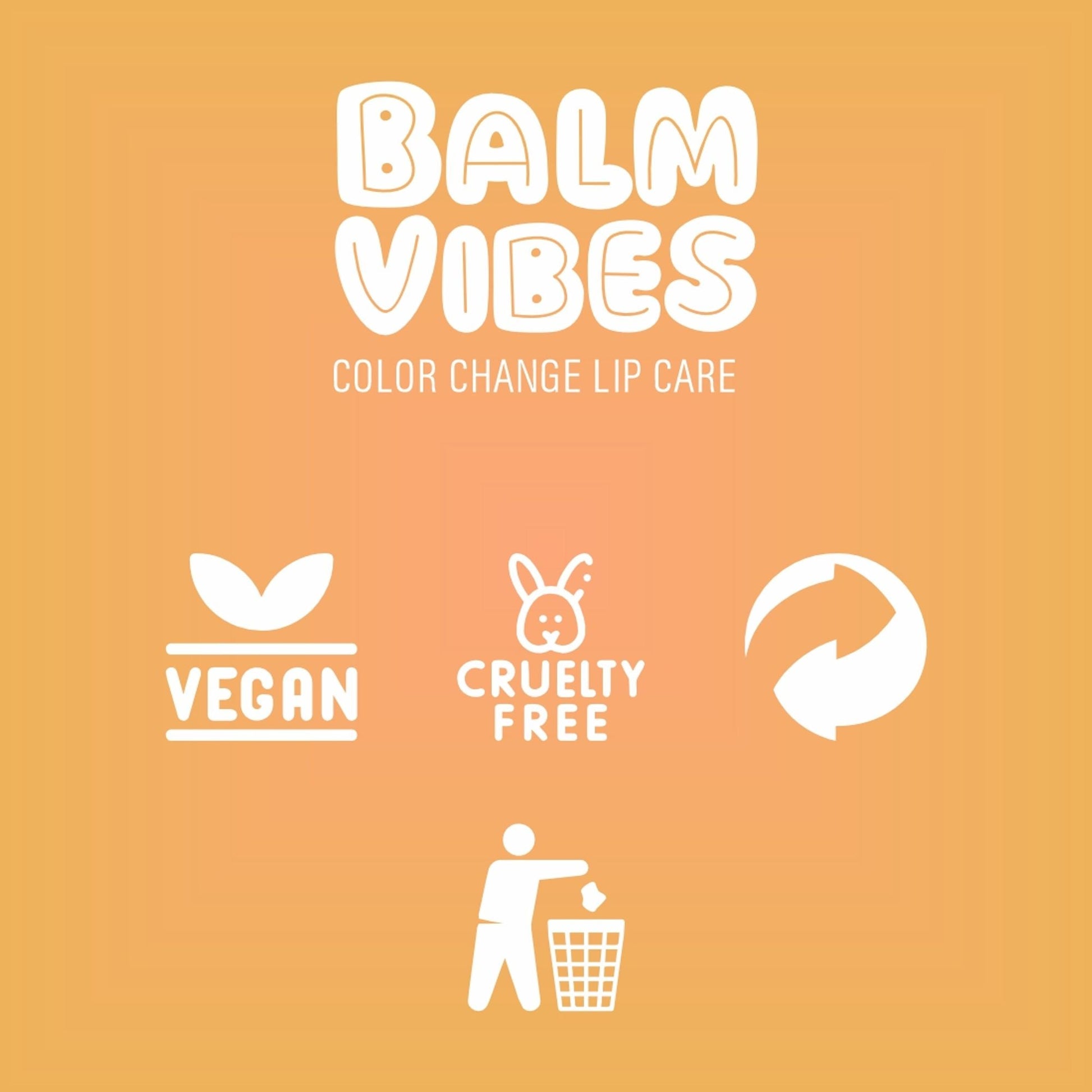 Matt Look Balm Vibes Color Change Lip Balm - Plum Plush 