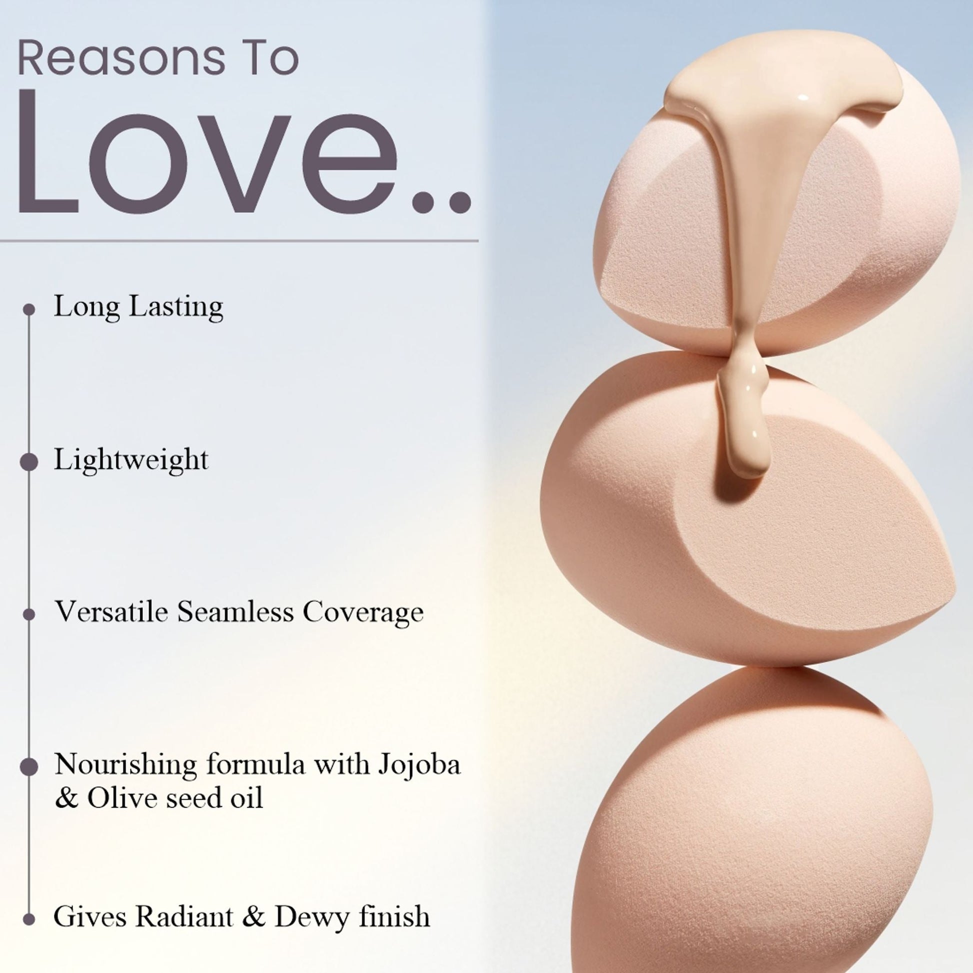 Matt Look Bare Canvas Hydra Foundation - Rose Glow 