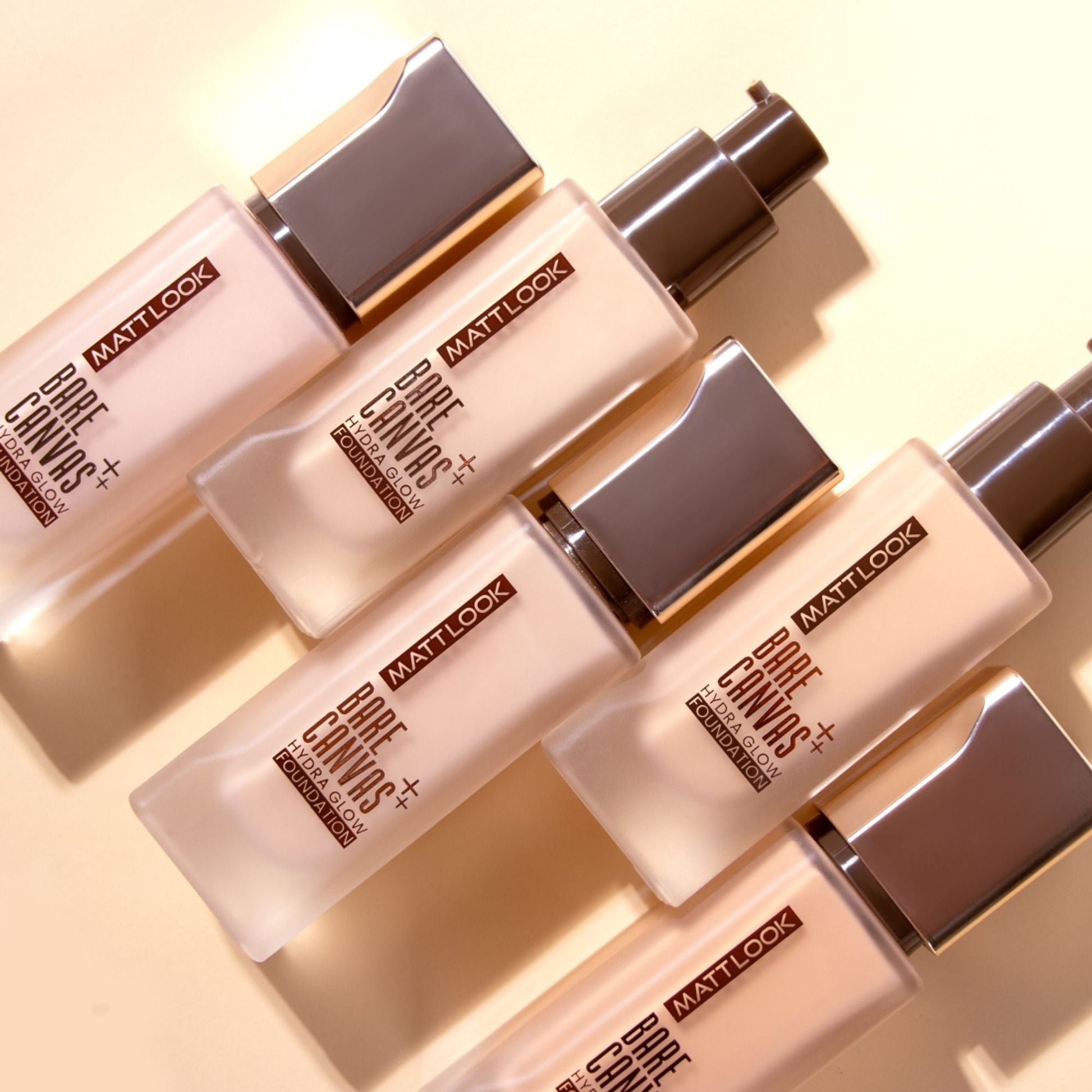 Matt Look Bare Canvas Hydra Foundation - Natural Glow 