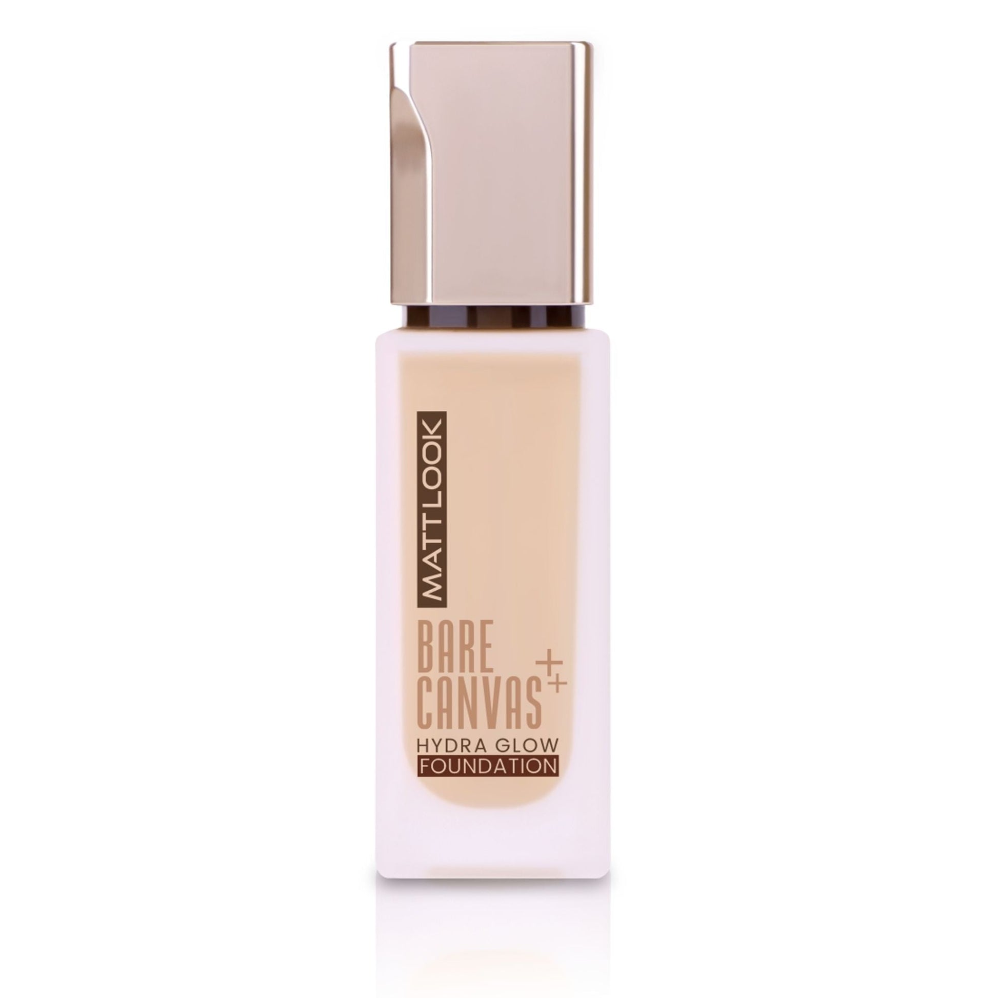 Matt Look Bare Canvas Hydra Foundation - Peach Glow 