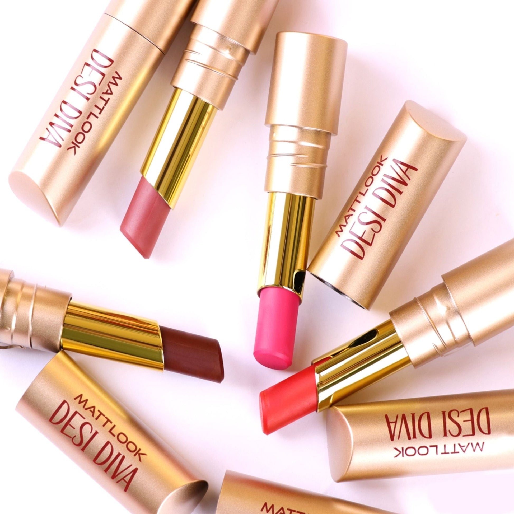 Matt Look Desi Diva HD Matte Lipstick - Muted Rose-20 