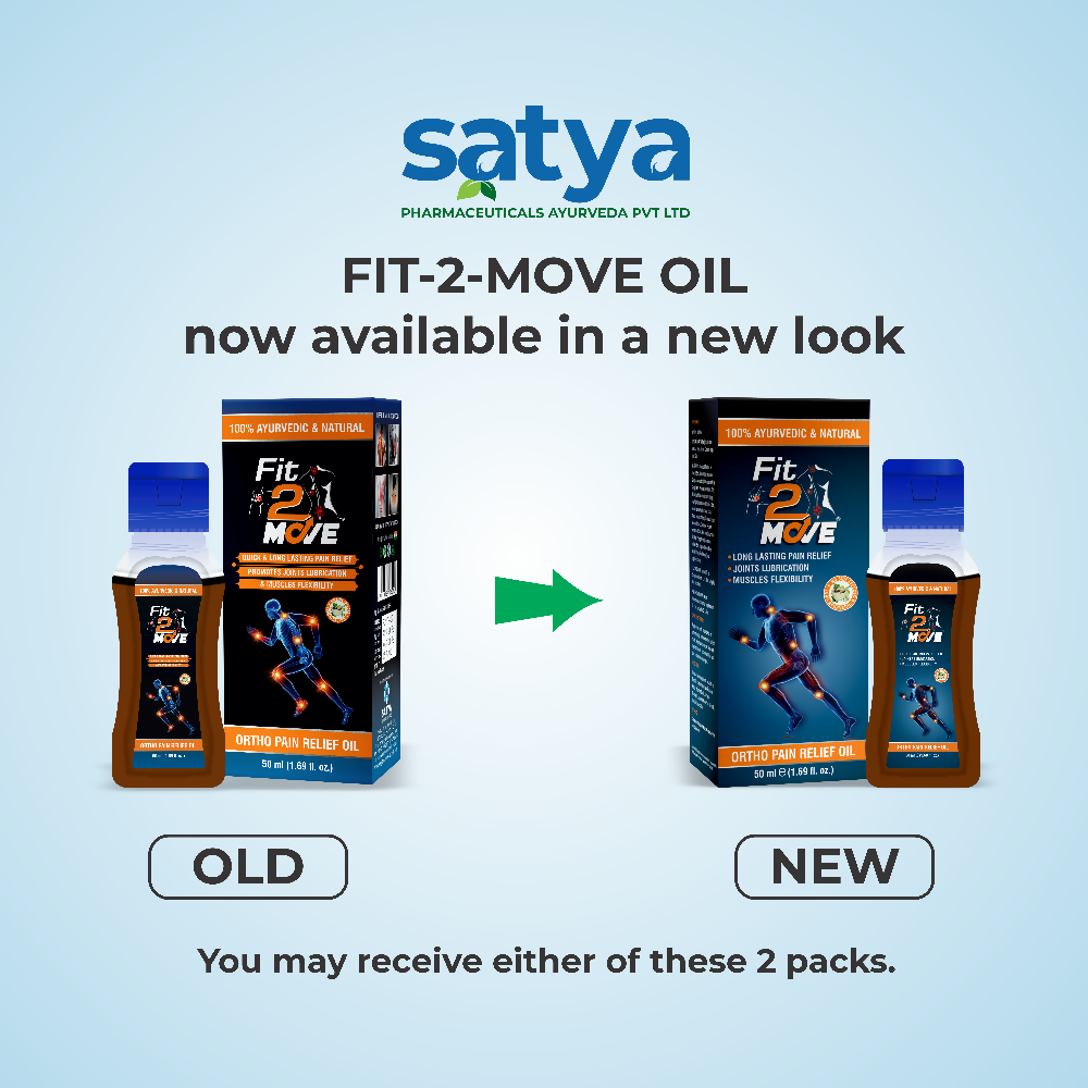Satya Pharmaceuticals Ayurveda Fit-2 Move Ortho Pain Relief Oil 