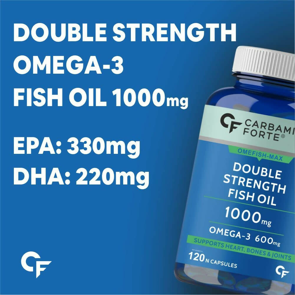Carbamide Forte Double Strength Fish Oil Capsules - Grab2buy