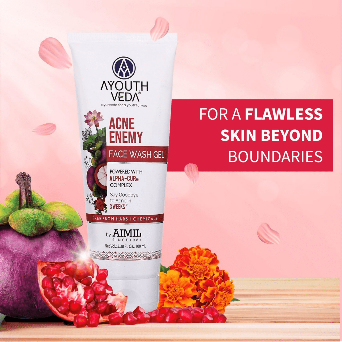Ayouthveda Acne Enemy Face Wash Gel 