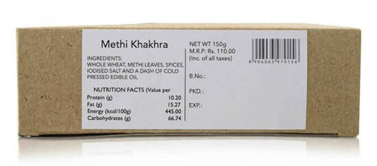 Home D'elite Methi Khakhra - Grab2buy