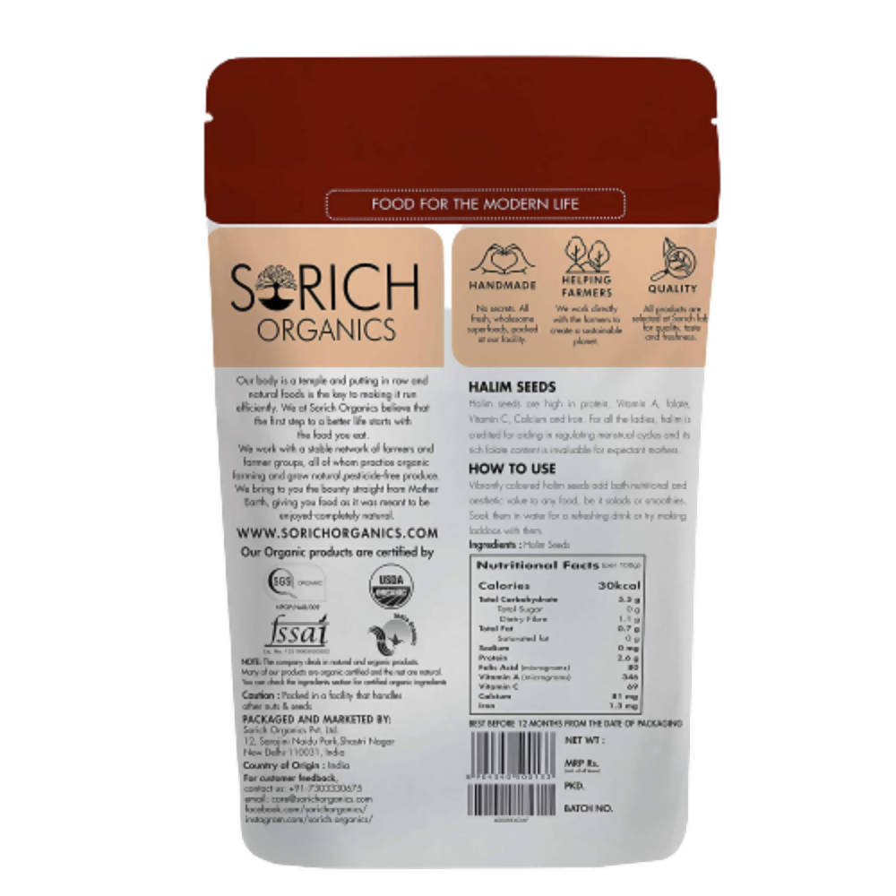 Sorich Organics Halim Seeds / Garden Cress Seeds 