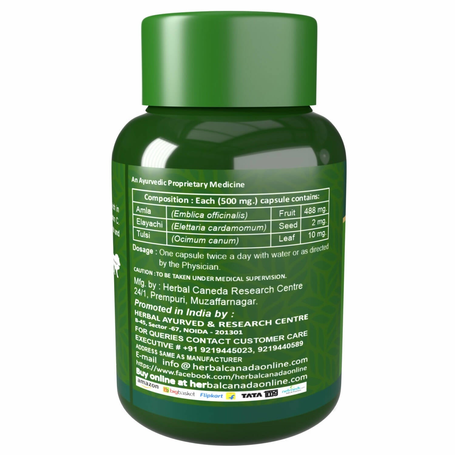 Herbal Canada Amla Capsules - Grab2buy