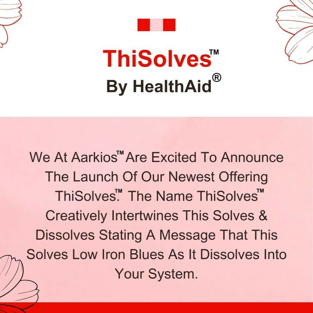 HealthAid Fe Max ThiSolves Oral Strips - Grab2buy