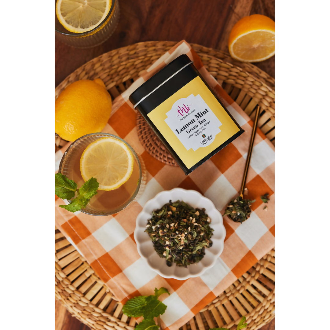 The Herb Boutique Lemon Mint Green Tea 
