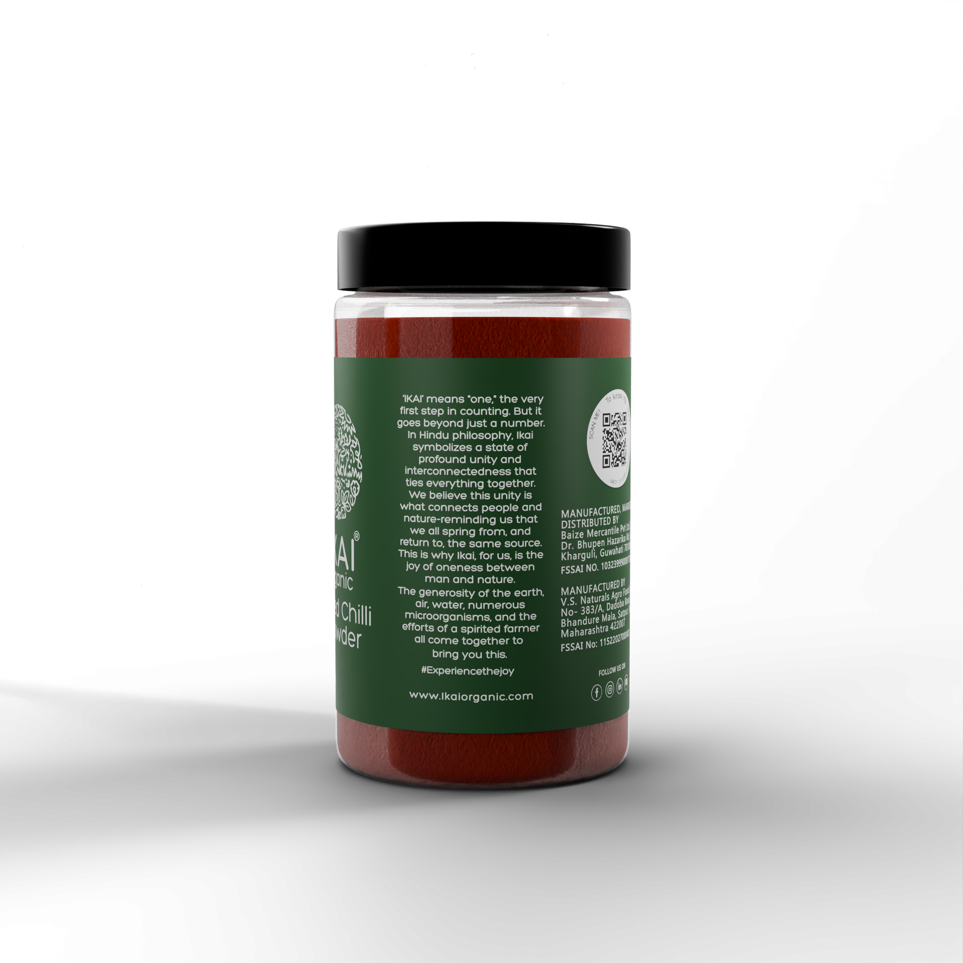 3 - Organic Red Chilli Powder - 100g