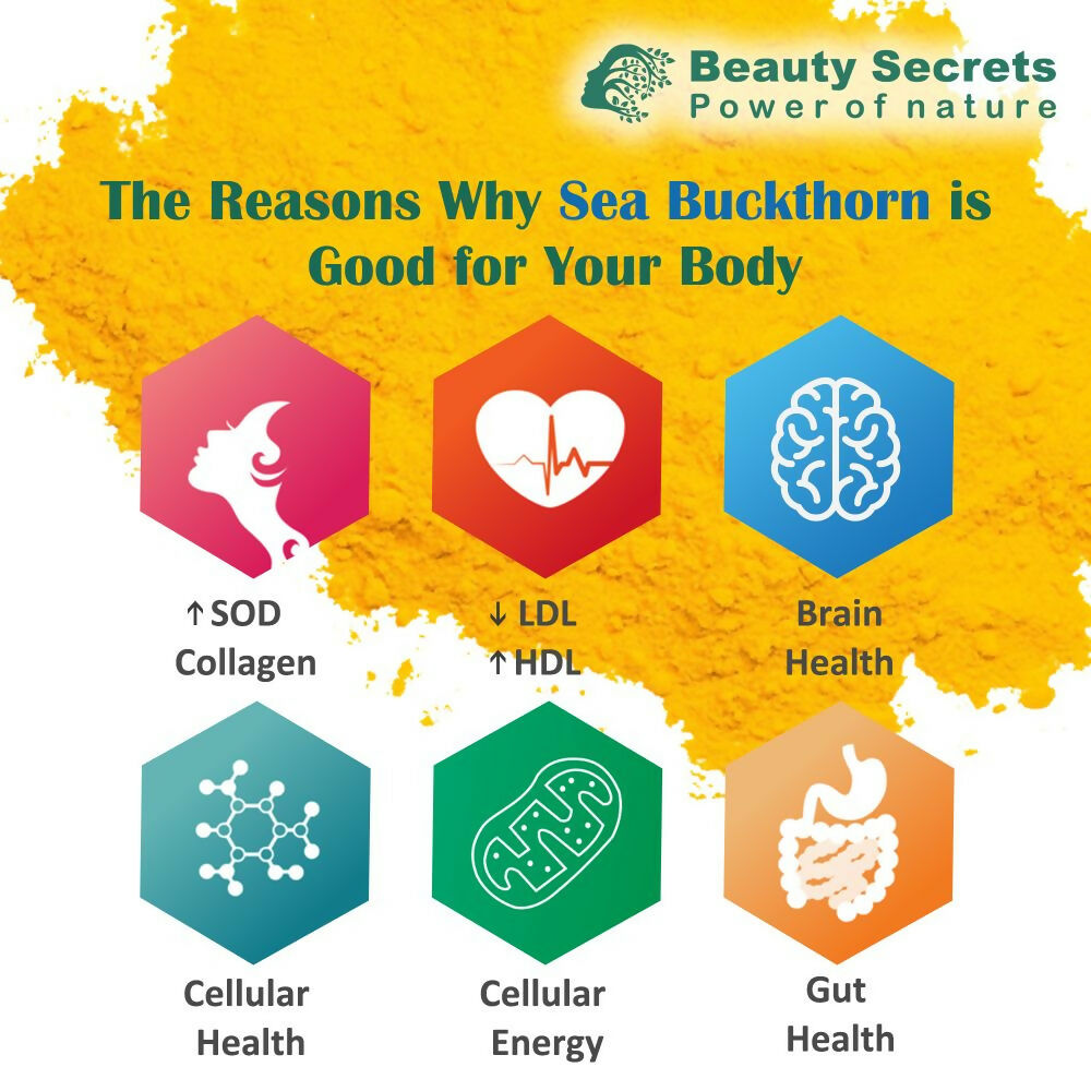 Beauty Secrets Himalayan Sea Buckthorn Capsules - Grab2buy