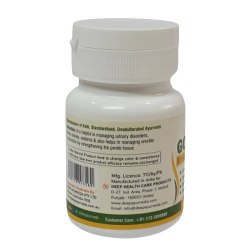 Deep Ayurveda Gokshur 500mg Veg Capsules - Grab2buy