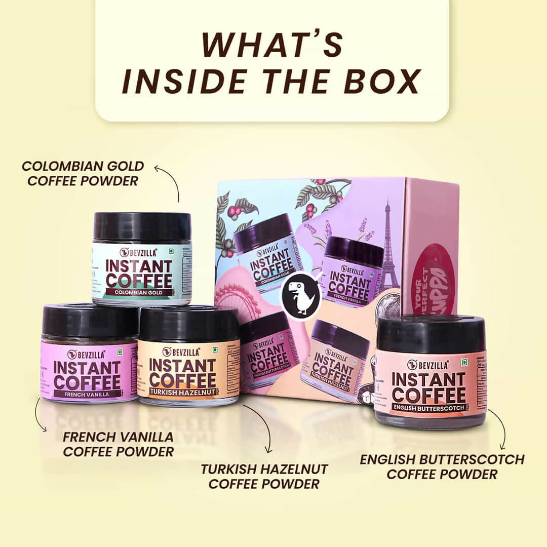 Bevzilla Flavoured Instant Coffee Powder 