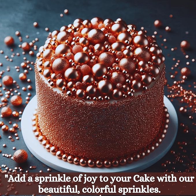 Confect Copper | Sprinkles Bottle for Decoration Bottle