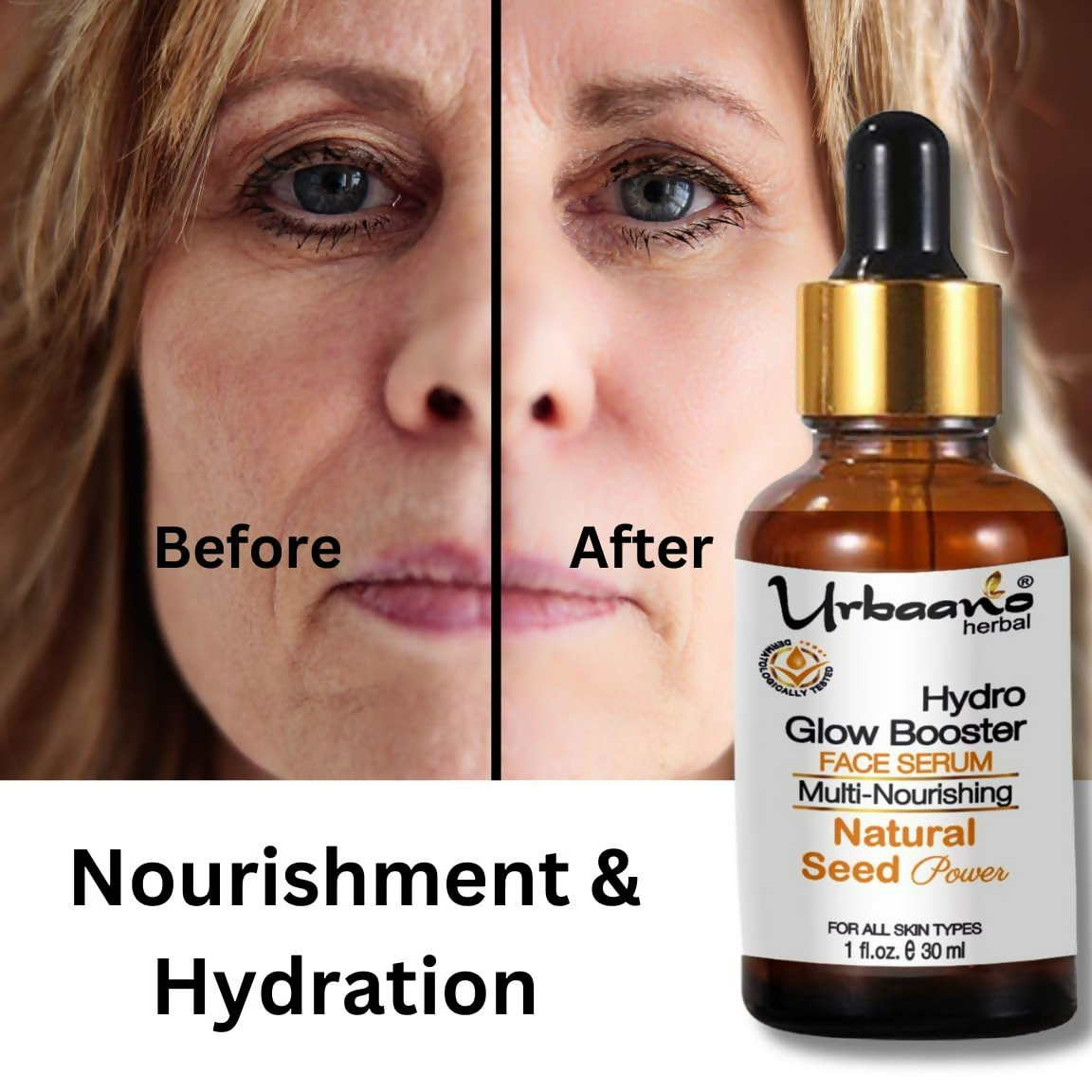 Urbaano Herbal Hydro Glow Booster Face Serum Oil  Grab2Buy Urbaano Herbal Grab2Buy