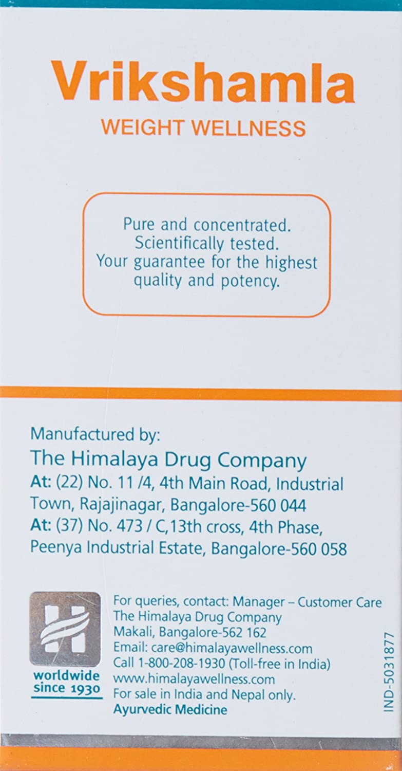 Himalaya Wellness Pure Herbs Vrikshamla Weight Wellness 