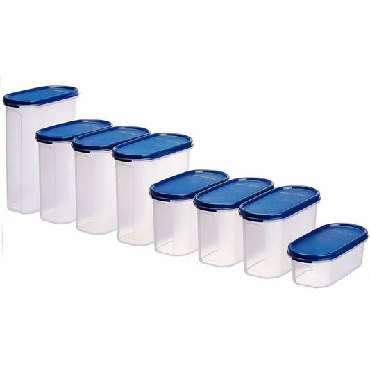 Organize Your Kitchen Set, 8-Pieces, Mod Blue - Grab2buy