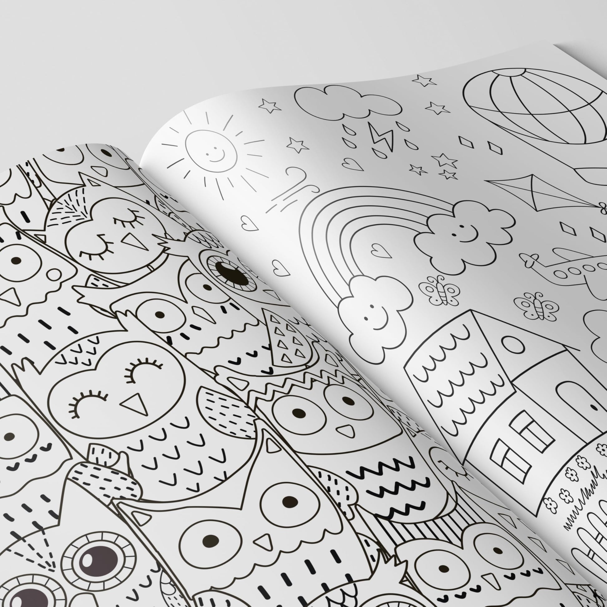 Doodle Colouring For Kids - Blue Edition : Kids Colouring Book, Colouring Book For Toddlers, Fun Learning Colouring Book, Colouring Book For Young Learners