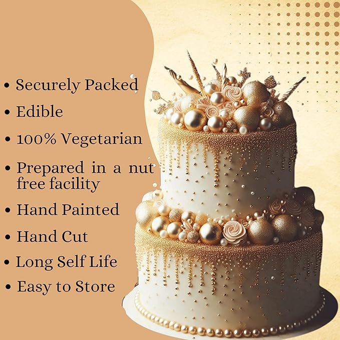 Confect Champagne Gold | Sprinkles Bottle for Decoration Bottle