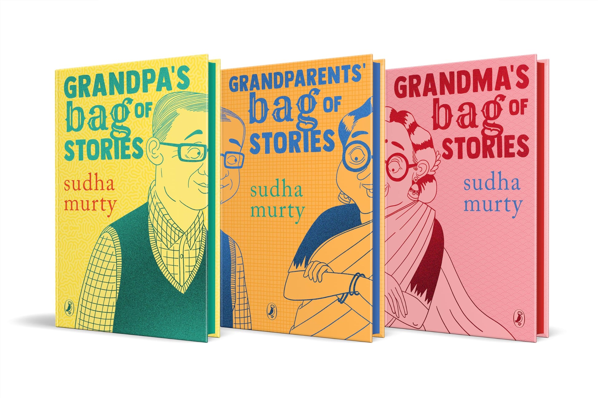 A Bagful of Stories: A Gift Edition Boxset of Grandma’s, Grandpa’s and Grandparents’ Bag of Stories by Sudha Murty 