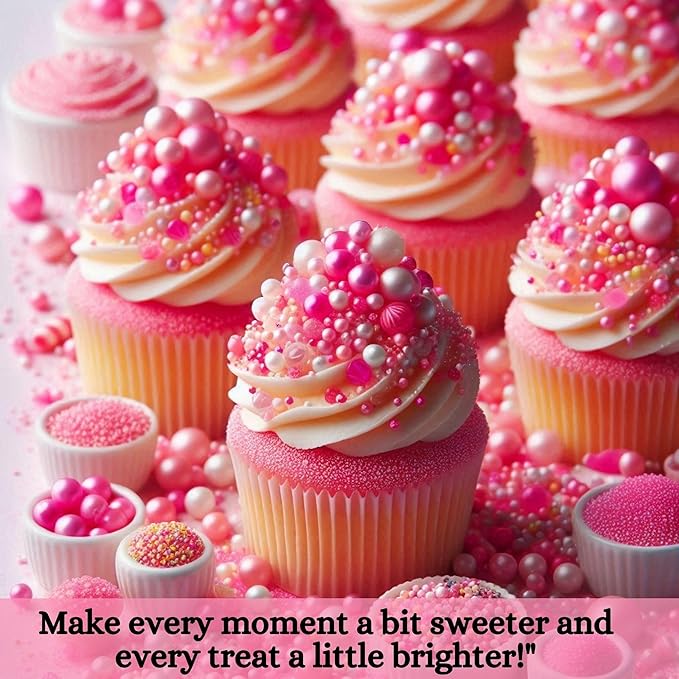 Confect Hot Pink | Sprinkles Bottle for Decoration Bottle