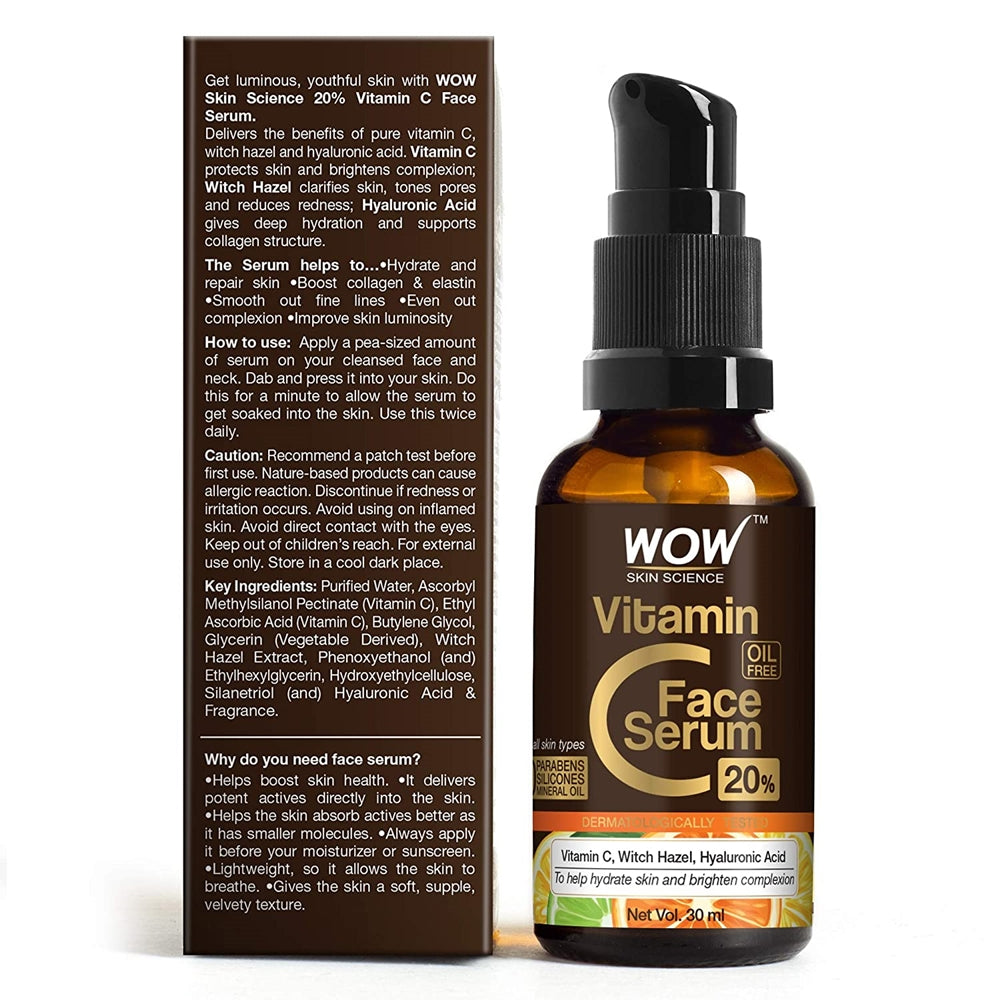 Wow Skin Science Vitamin C & Niacinamide Brightening Face Serum  Grab2Buy Wow Skin Science Grab2Buy