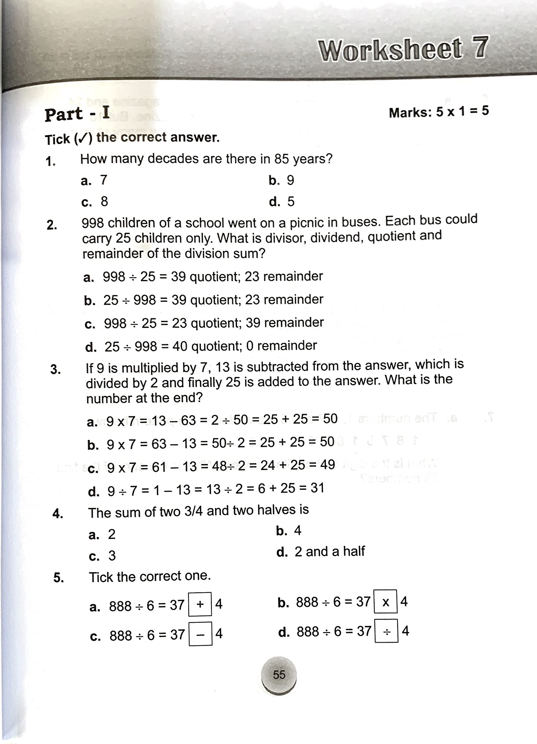 Maths Olympiad Challenger-2.