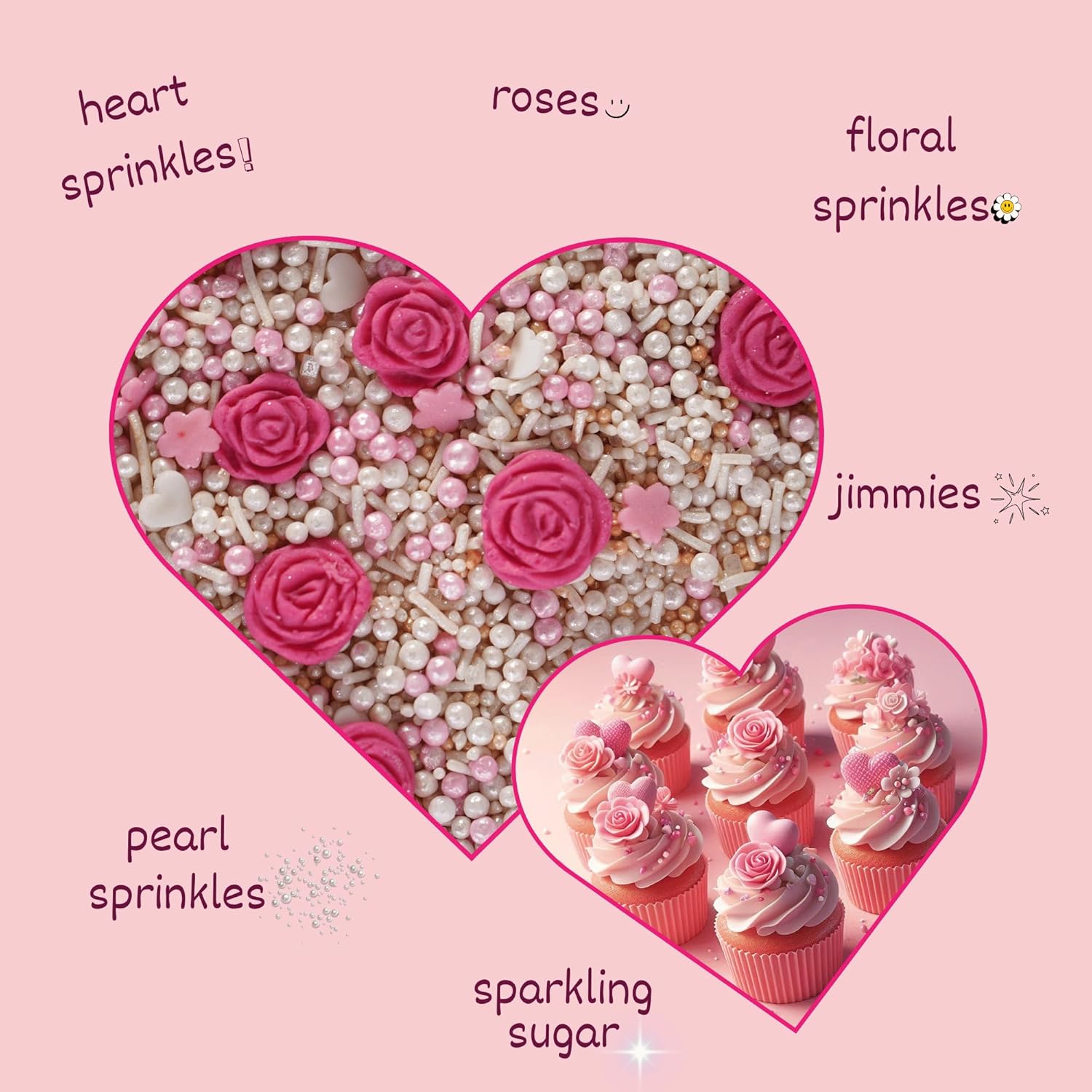 Confect Mother's Day Sprinkles for Decoration 01