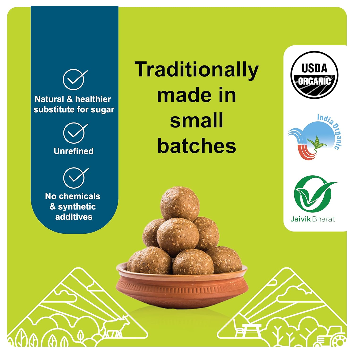 24 Mantra Organic Jaggery Powder 