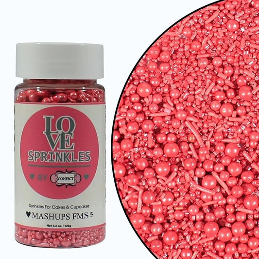 Confect Rose Pink | Sprinkles Bottle for Decoration Bottle