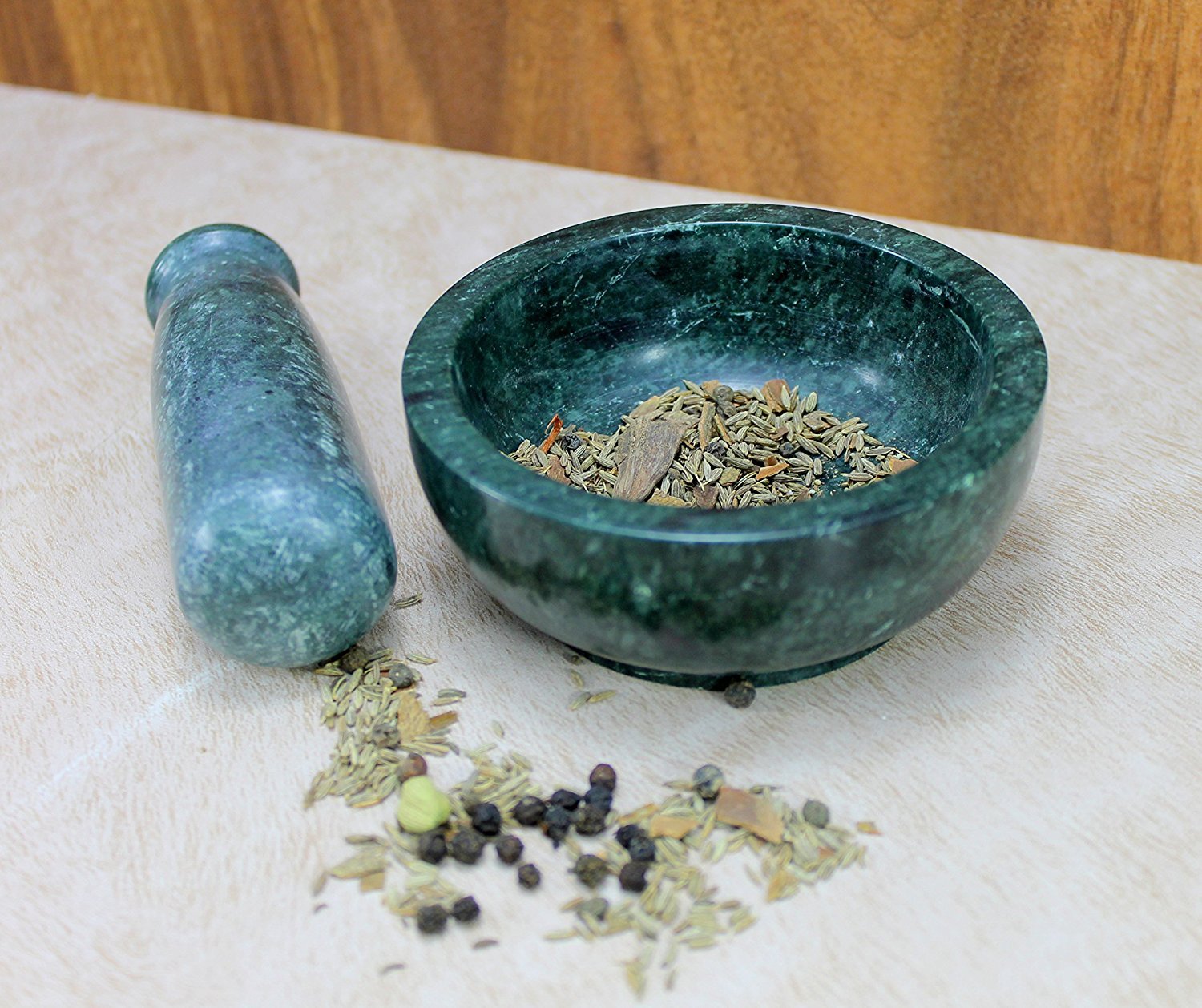KLEO 4" Green Mortar and Pestle Set