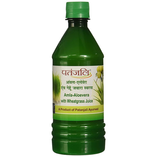 Patanjali Amla Aloevera with Wheat Grass Juice  Grab2Buy Patanjali Grab2Buy