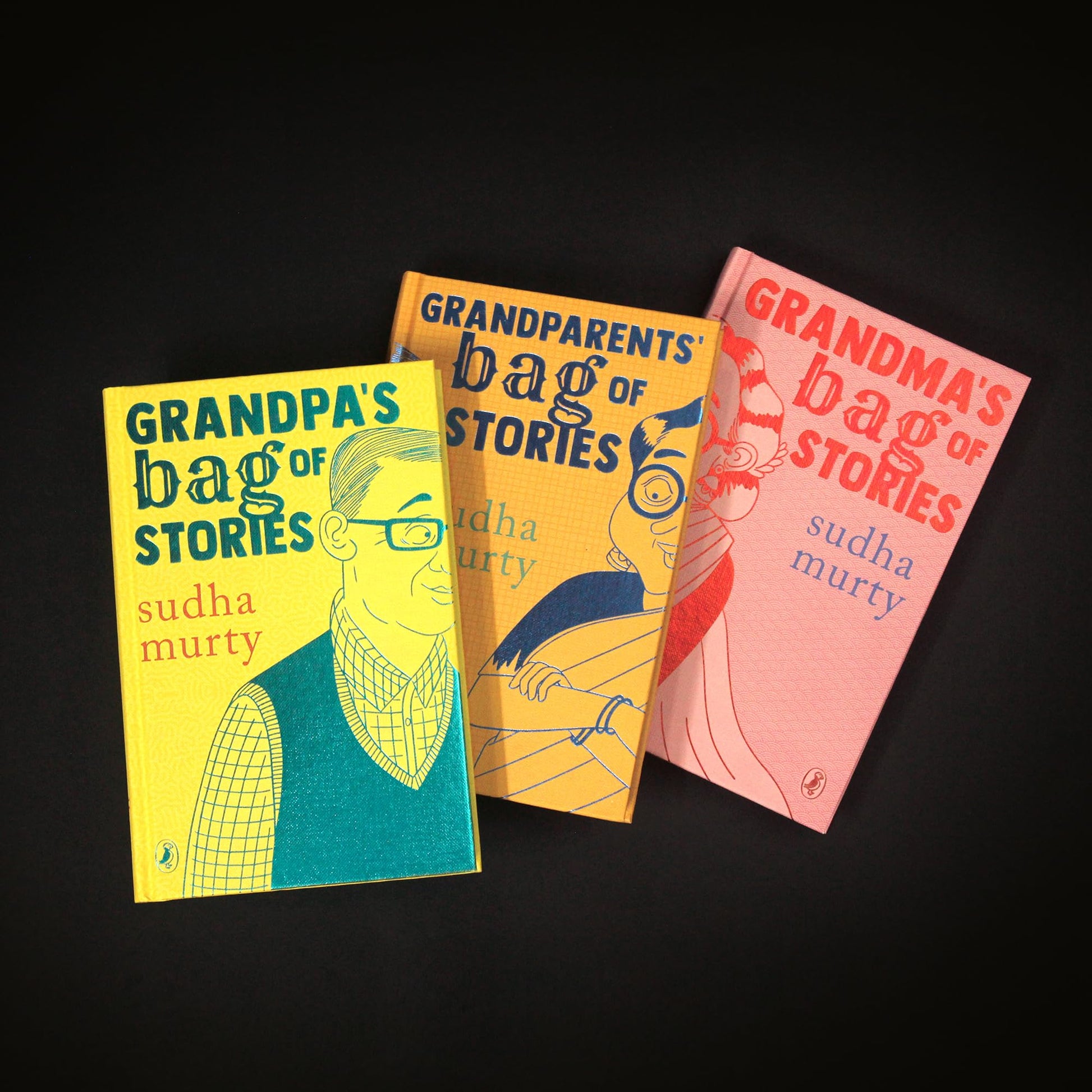 A Bagful of Stories: A Gift Edition Boxset of Grandma’s, Grandpa’s and Grandparents’ Bag of Stories by Sudha Murty 