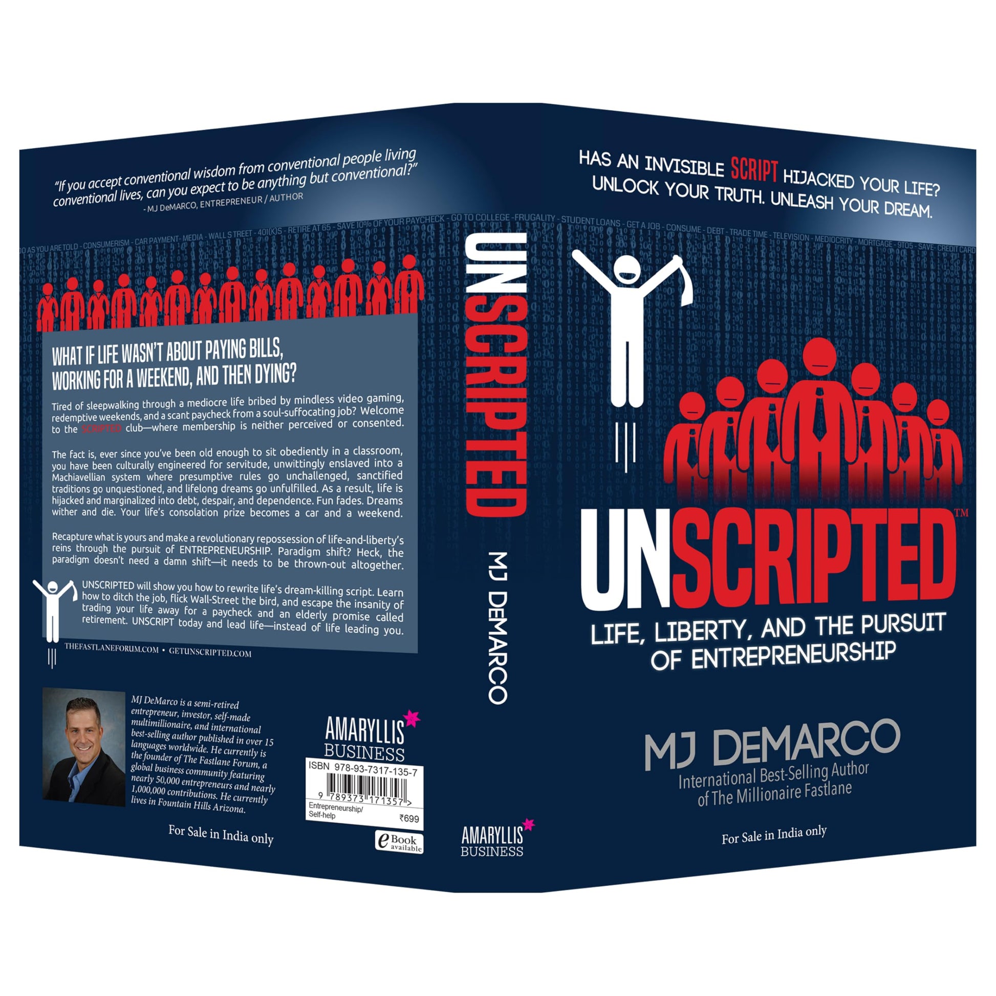 Unscripted: Life, Liberty, And The Pursuit Of Entrepreneurship (English)  Grab2Buy Generic Grab2Buy