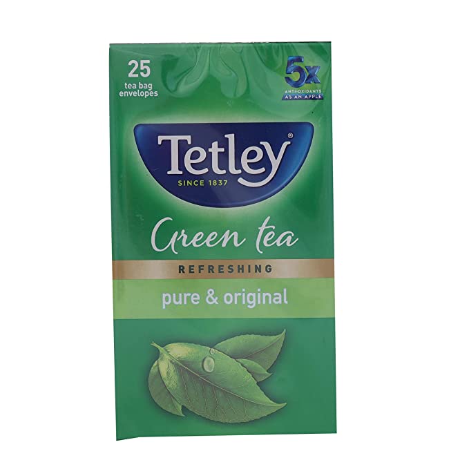 Tetley Green Tea Pure Original 25 Tea Bags  Grab2Buy Tetley Grab2Buy