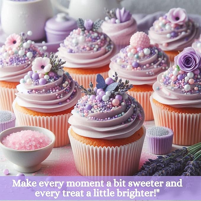 Confect Lavender | Sprinkles Bottle for Decoration Bottle