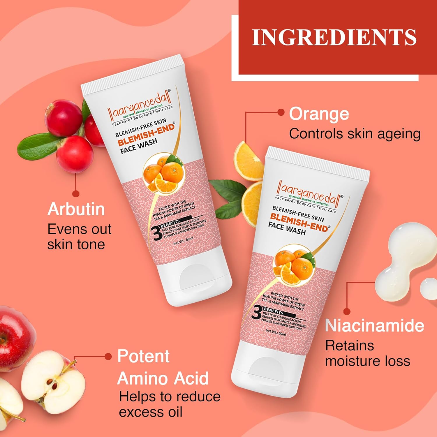 Aryanveda Blemishend Face Wash 