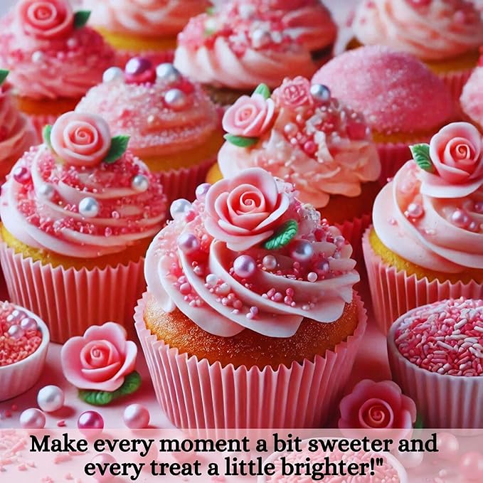 Confect Rose Pink | Sprinkles Bottle for Decoration Bottle
