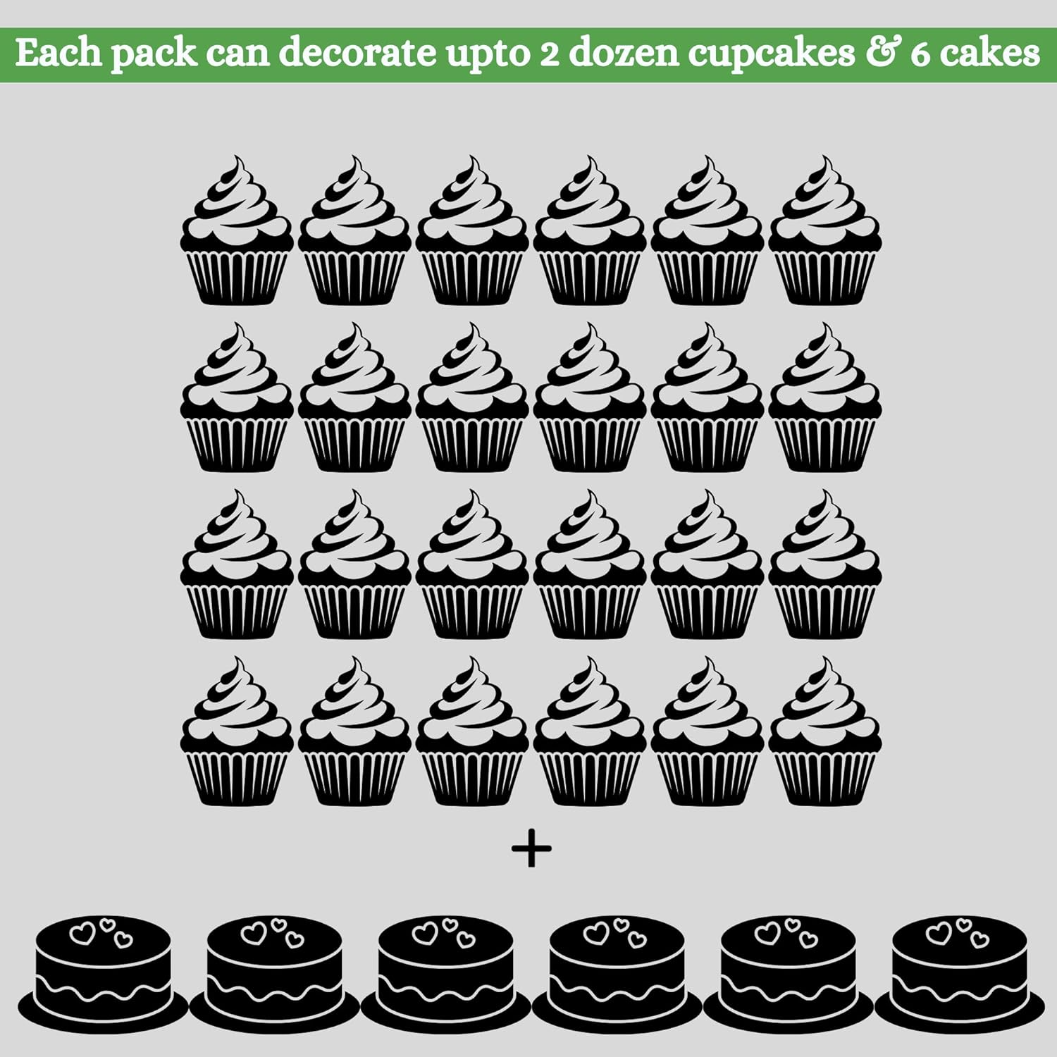 Confect Sprinkles for Cakes & Cupcakes Decoration | USP-11(Pea Green)