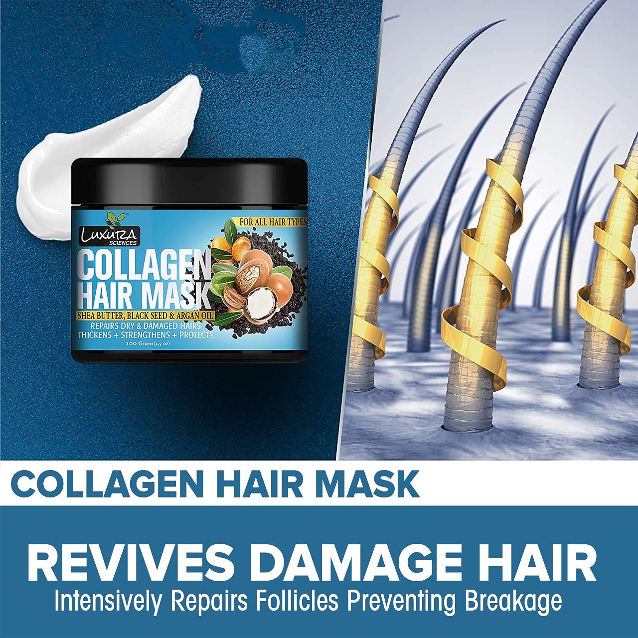 Luxura Sciences Collagen Hair Mask