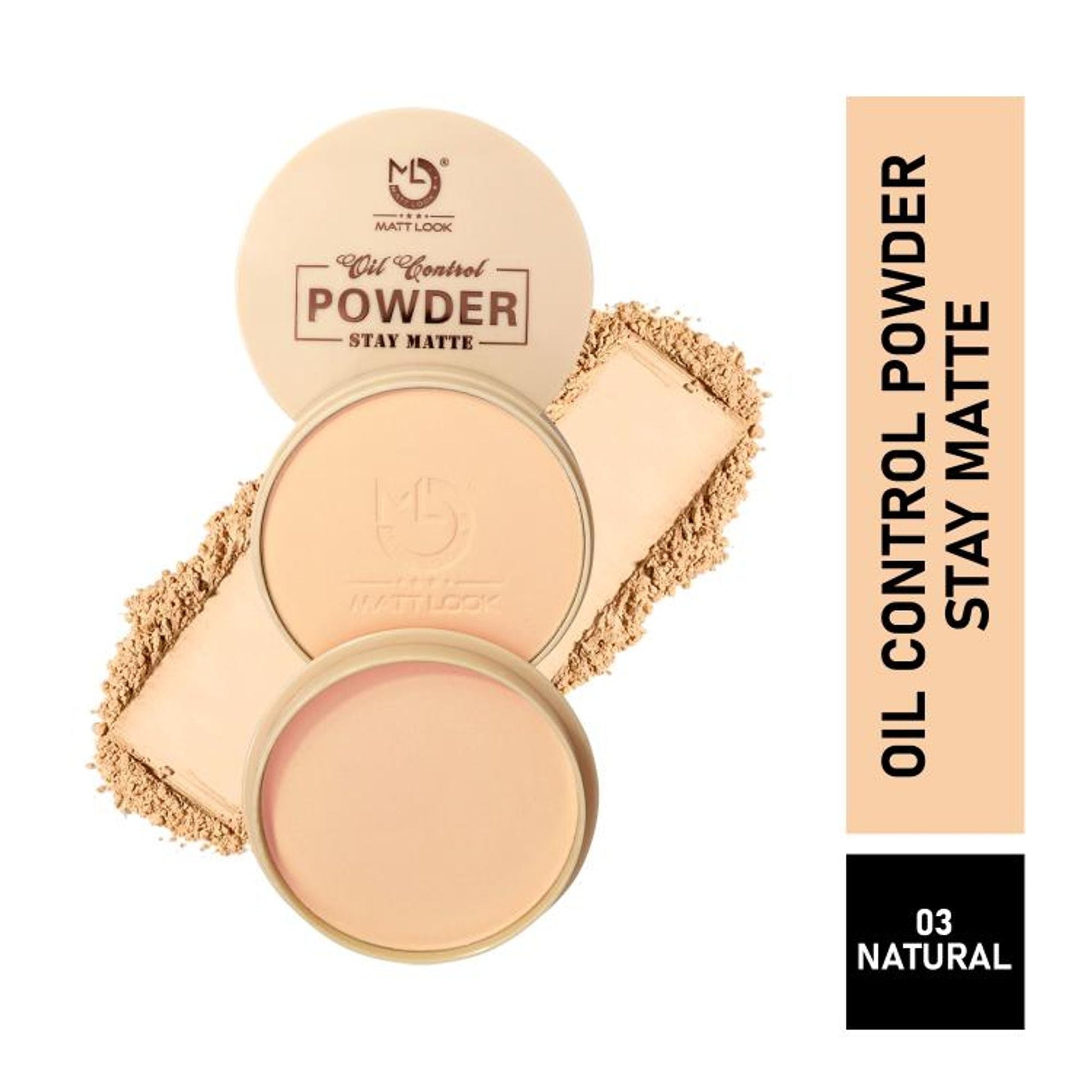 Matt Look CC Oil Control Stay Matte Powder - Natural 