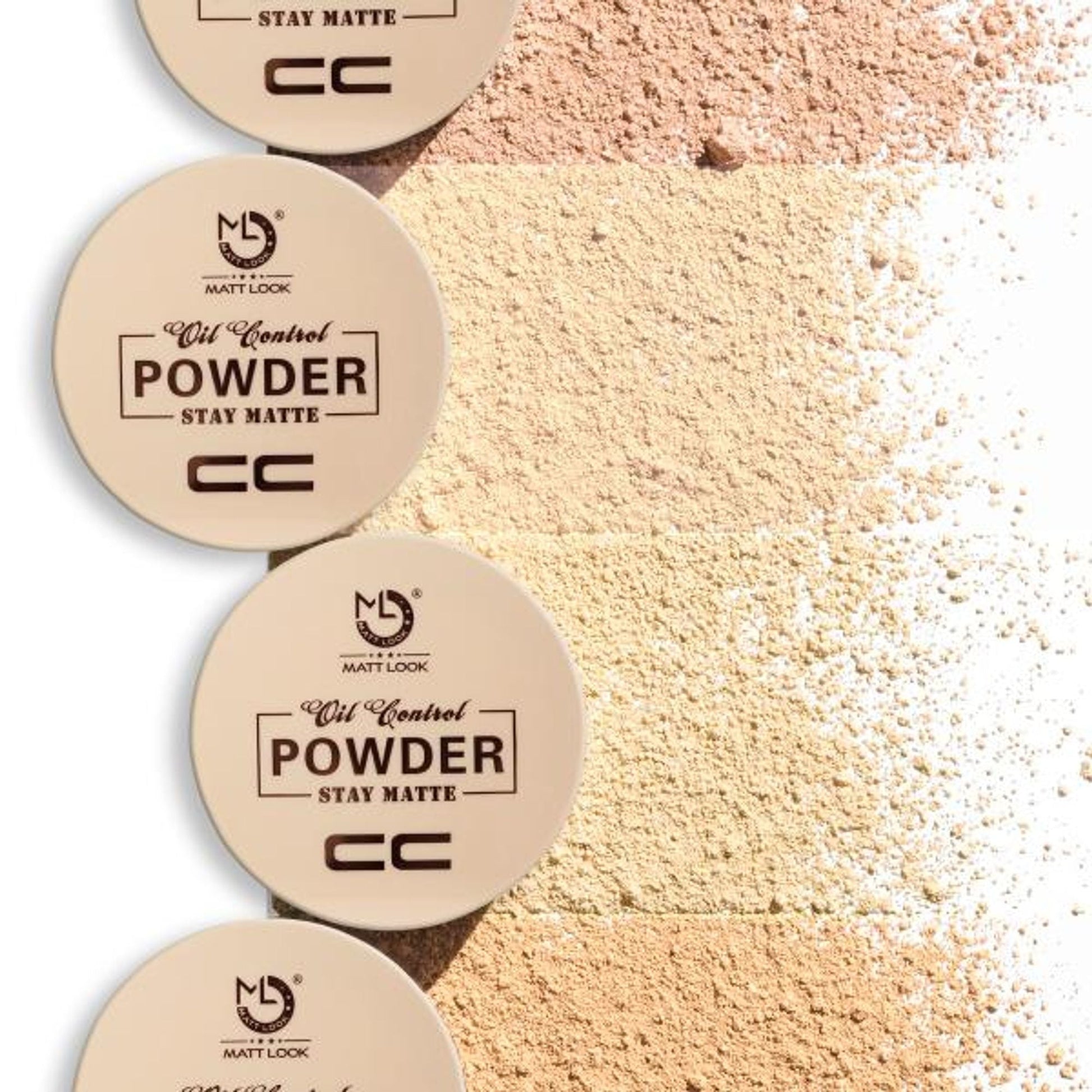 Matt Look CC Oil Control Stay Matte Powder - Natural 